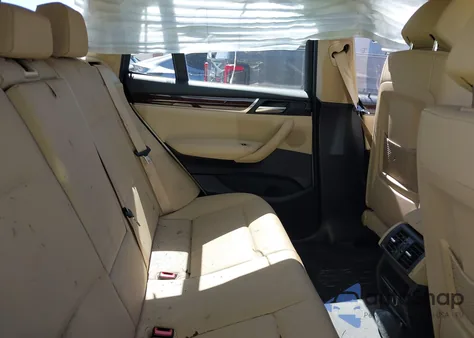 2017 BMW X3 xDrive28I из США, поврежденный, VIN 5UXWX9C32H0W75875